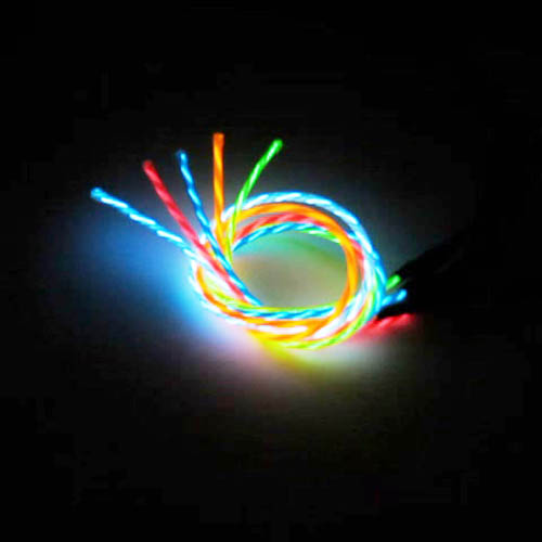 Ultra CHASING EL Wire -Tri-colour @ £12 per metre