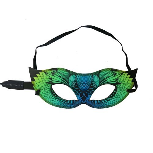 Glowing Party Robot Visor